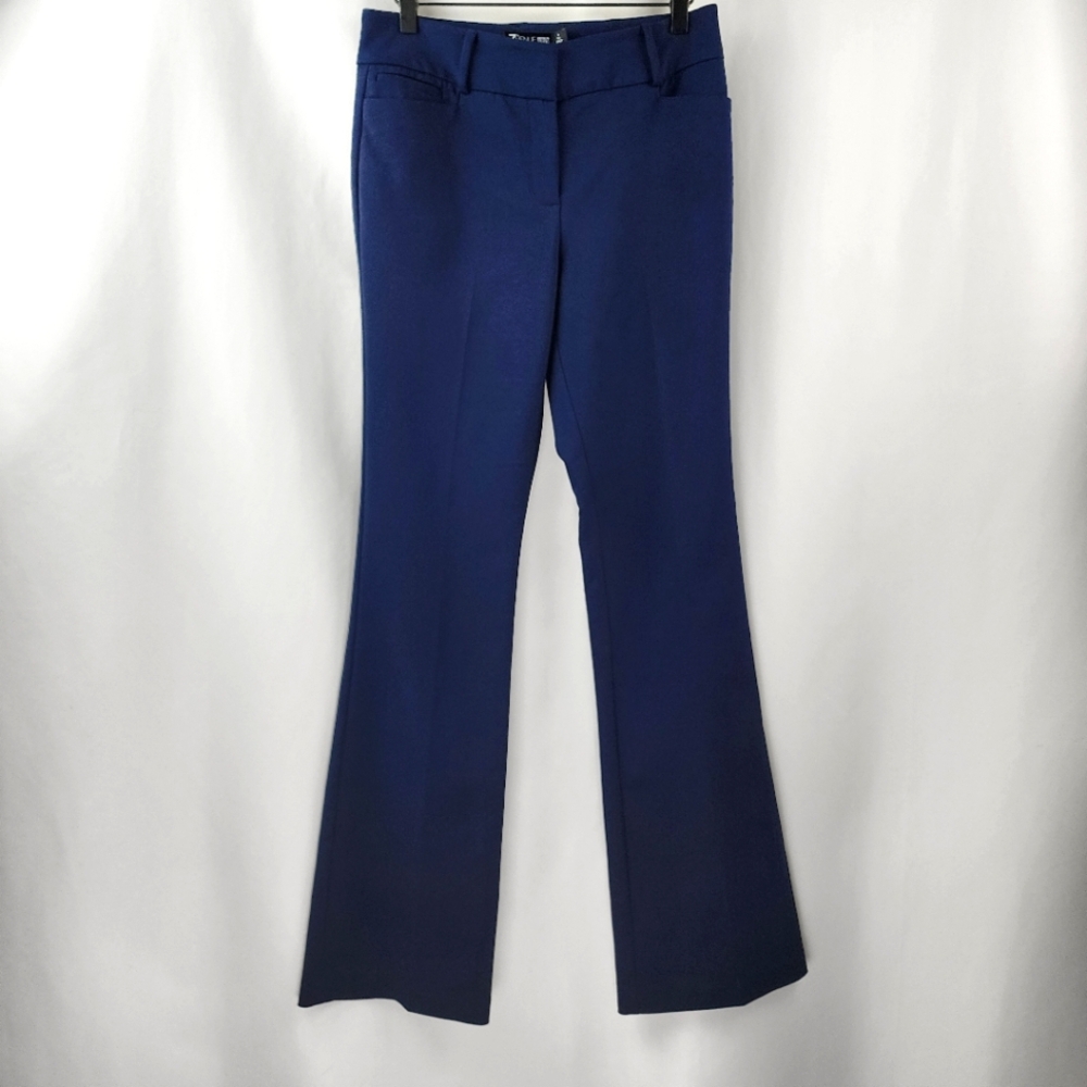 7th Avenue Women's Blue Bootcut Tall Dress Pants Size 4 Tall